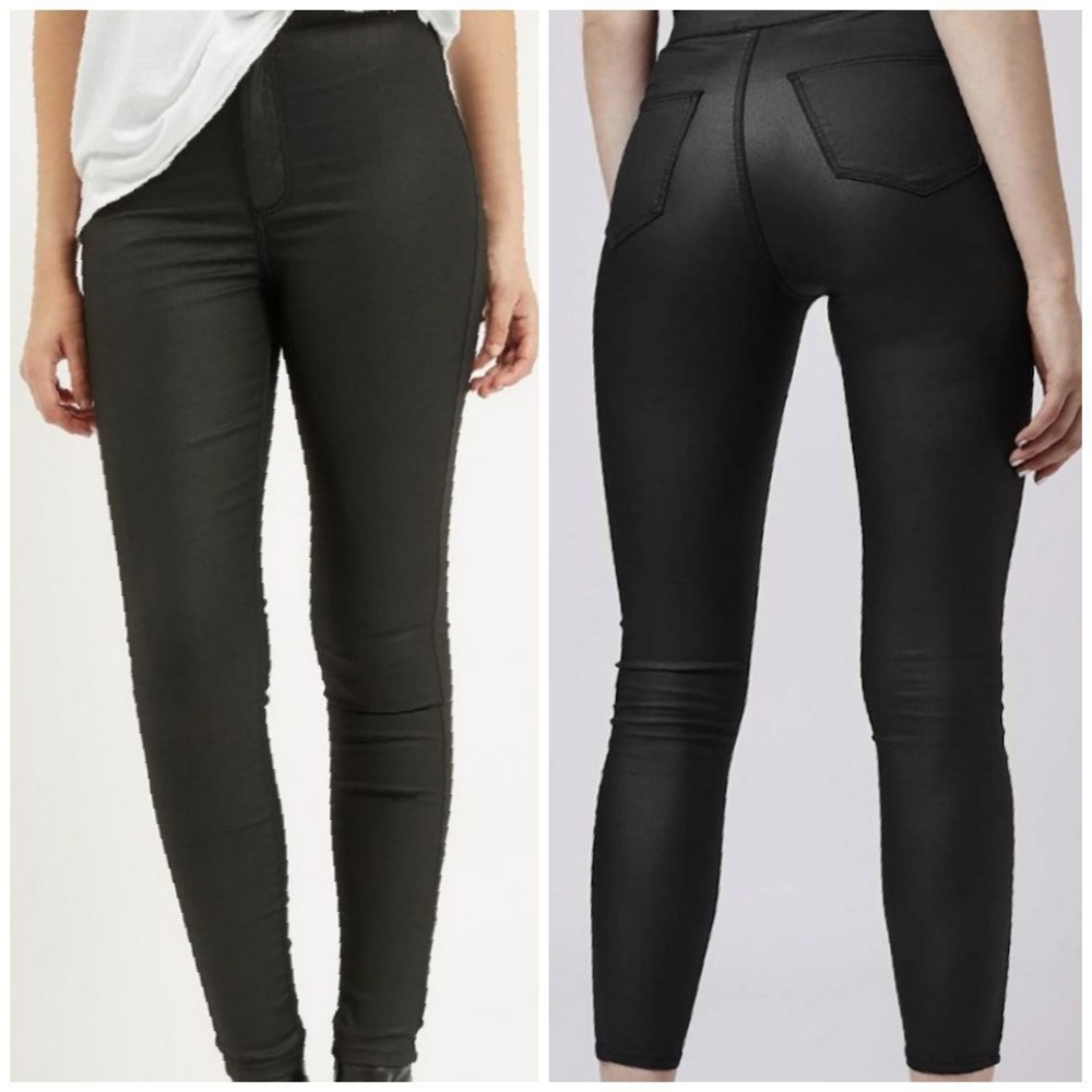 Topshop Moto Coated Joni Skinny Jeans